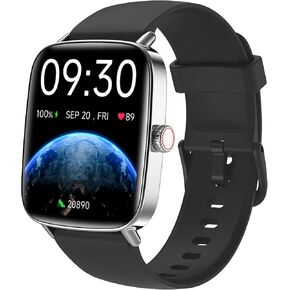 Fitpolo Smart Watch for Women, 1.85" Touchscreen Fitness Tracker, Make/Answer Calls, Heart Rate & SpO2 Monitor, IP68 Waterproof, Sleep & Activity Tracking Smartwatch for Android Phones iPhone