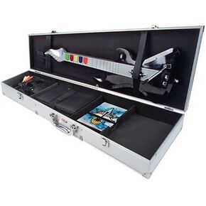 Rock Icon Aluminum Guitar Case - Silver - Nintendo Wii