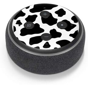 Skinit Decal Audio Skin Compatible with Amazon Echo Dot 3 - Officially Licensed Cow Print Design