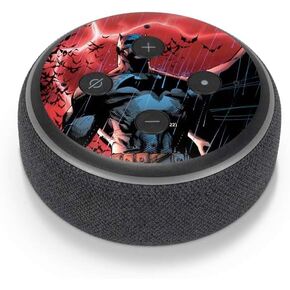Skinit Decal Audio Skin Compatible with Amazon Echo Dot 3 - Officially Licensed DC Comics Batman All Star Batman & Robin, The Boy Wonder Cover #2 by Jim Lee Design