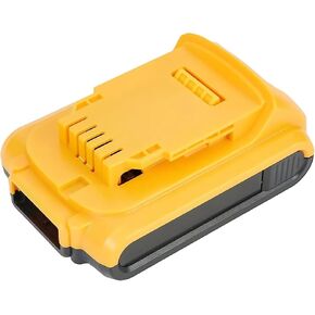 ZEZEFUFU Durable Battery Plastic Case for DeWalt 20V DCB201/DCB203 Li-Ion Replace
