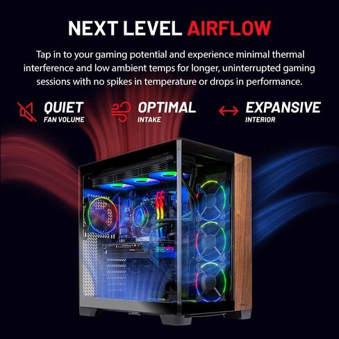 Skytech King 95 Gaming PC Desktop ، Ryzen 7 9800x3d 4.7 GHz (5.2 GHz Turbo Boost) ، NVIDIA RTX 5080 16GB ، 4TB Gen4 SSD ، 64GB DDR5 RAM 6000 RGB ، 850W GOLD ATX 3.0 PSU ، 360MM ARGB AIO ، WI-FI ، WIN 11 in Kuwait