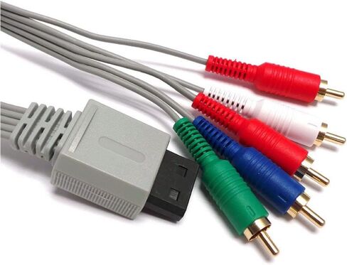 1.8m 1080P 5RCA AV Audio Adapter Cable Cord for Nintendo Wii/Nintendo Wii U Console (5RCA) in Saudi Arabia