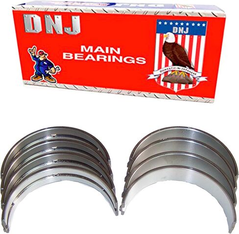 DNJ MB284 Main Bearings Set Standard Size For 97-17 Acura, Honda, Saturn 3.0L-3.7L V6 SOHC Naturally Aspirated J35Z2,J35Z8,J35Z4,J35Z6,J35Z5,J35A6,J37A1,J35A8,J32A3,J35A9,J30A5,J35A5,J30A4,J35A4,J32A1 in Saudi Arabia