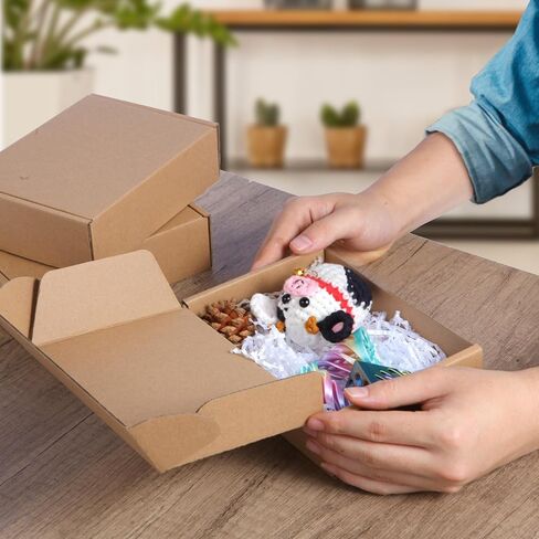 9x6x2 Inches 50 Pack Shipping Boxes - Brown Corrugated Cardboard Boxes for Small Business Shipping boxes, Gift Boxes and Mailing Boxes in Kuwait