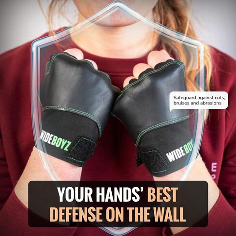 Rhino Skin Solutions Wideboyz Crack Climbing Gloves | Rock Climbing | Crack Climbing | Full Protection | Thumb Protection | Sticky Rubber in Saudi Arabia