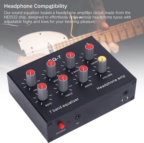 7 فرقة EQ EQ Equalizer Digital Enhancement 2 CHANNEY AUDIO TAPLOY لعشاق الموسيقى سبيكة الألومنيوم in Kuwait