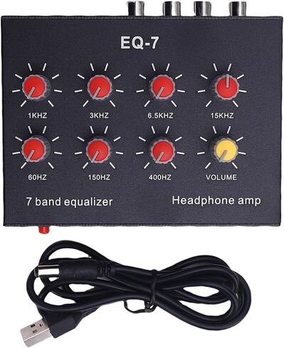 7 فرقة EQ EQ Equalizer Digital Enhancement 2 CHANNEY AUDIO TAPLOY لعشاق الموسيقى سبيكة الألومنيوم in Kuwait