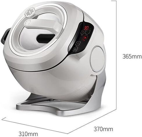 Commercial Food Processor 6L Automatic Cooking Machine | Multifunctional Stir-Fry Machine for Stir Frying, Stewing, Cooking - 360° Rotating & Electromagnetic Heating in Saudi Arabia