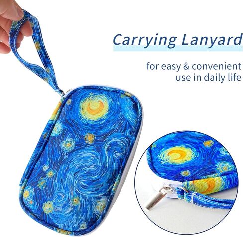 Electronics Organizer Travel Case, Cable Organizer Travel Essentials Tech Pouch,Suitable for Charger, Cable, Phone，Flash Drive,Starry Sky in Saudi Arabia