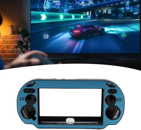 علبة Game Console Metal ، تغطية الحالة الصلبة لـ PS Vita 1000 ، حالة حماية من سبائك الألومنيوم لـ PSV 1000 في الخزامى مع ملاءمة مثالية (أزرق فاتح) in Kuwait