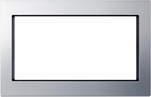 Summit Built- In Microwave Oven, 2.2 Cubic Foot, 1200W, Trim Kit Included, Stainless Steel- SMBI27TK30 in Saudi Arabia
