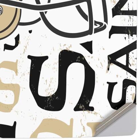 ألعاب Skinit Scenit Maming متوفرة مع وحدة التحكم الرقمية PS5 Slim Digital - NFL NEF New Orleans Saints بالأبيض والأسود in Kuwait