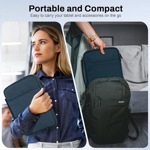 9-11 Inch Tablet Sleeve Bag Padded Carrying Case for iPad A16 11" 2025, iPad 10th Gen/Air 5th 4th Gen 10.9", i-Pad Air/Pro 11", i-Pad 10.2", Galaxy Tab A9+ Plus 11", reMarkable 2 10.3", Green in Kuwait