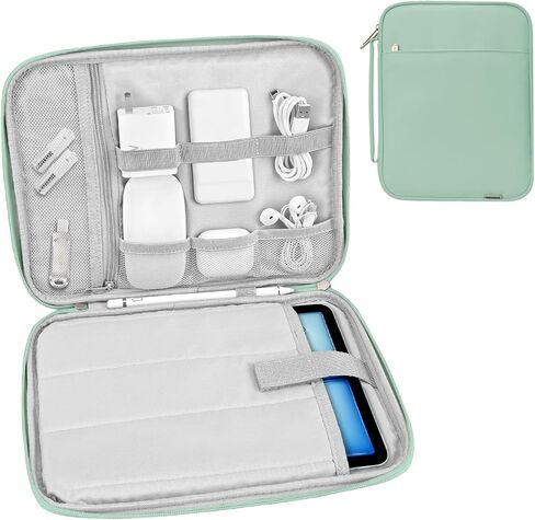 9-11 Inch Tablet Sleeve Bag Padded Carrying Case for iPad A16 11" 2025, iPad 10th Gen/Air 5th 4th Gen 10.9", i-Pad Air/Pro 11", i-Pad 10.2", Galaxy Tab A9+ Plus 11", reMarkable 2 10.3", Green in Kuwait