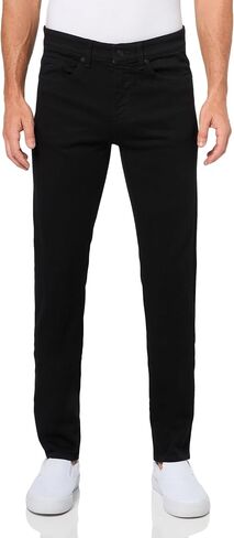 BOSS Men's Slim Fit Black Hue Stretch Cotton Jeans in Saudi Arabia