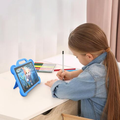 Kids Tablets, Parental Control Toddler Tablet, Android 12 Tablet for Kids with 360° Rotation Shockproof Case, 32GB ROM Tablet PC, 1280X800 HD Touchscreen, 6000mAh, Bluetooth, Wifi Tablet Computer in Kuwait