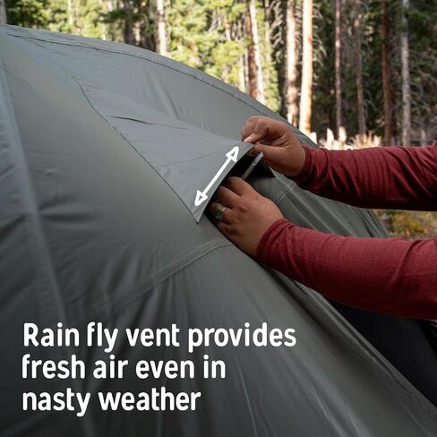 Kelty Daydreamer 4P + 6P Camping Tent, Blackout Fabric, Interior Light Diffusing Gear Loft, Standing Height, PFAS Free in Saudi Arabia