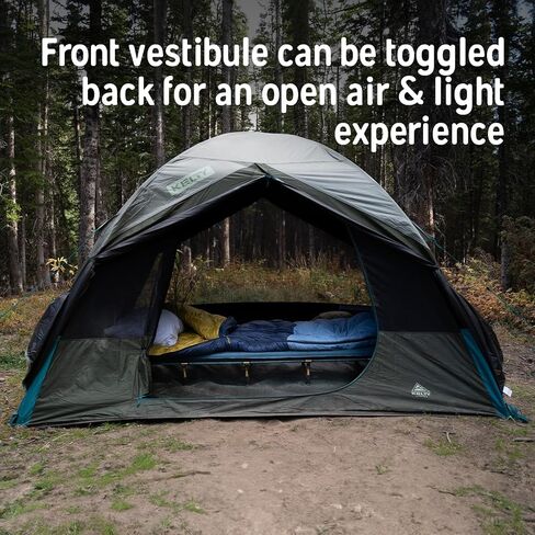 Kelty Daydreamer 4P + 6P Camping Tent, Blackout Fabric, Interior Light Diffusing Gear Loft, Standing Height, PFAS Free in Saudi Arabia