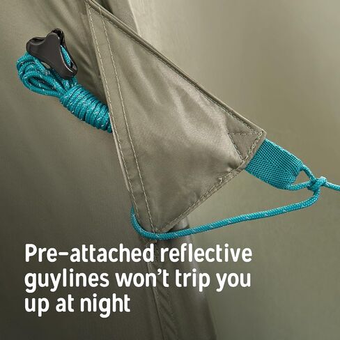 Kelty Daydreamer 4P + 6P Camping Tent, Blackout Fabric, Interior Light Diffusing Gear Loft, Standing Height, PFAS Free in Saudi Arabia