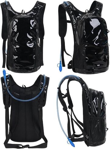 Roptat Hydration Backpack Pack with 2L Hydration Bladder - Lightweight Water Backpack Water Pouch for Women Men Running Riding Biking Music Festival in Saudi Arabia