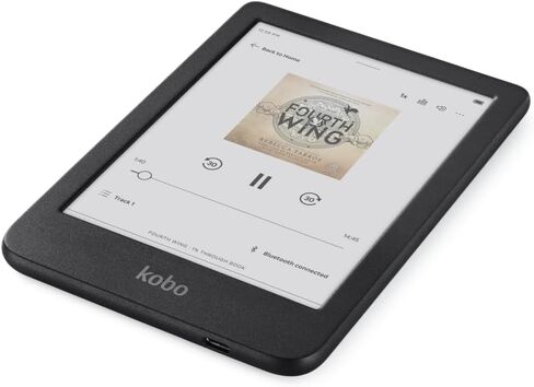Kobo Clara Colour eReader with Case Bundle (Black SleepCover, Case + AC Bundle) in Saudi Arabia