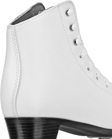 Lake Placid Cascade Girl's Figure Ice Skates White Size Y13 in Kuwait