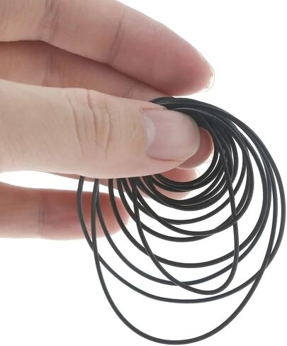 1Pcs Thickness 1.2mm Square Rubber Transmission Belt 1.2x1.2mm for Cassette Tape Recorder Deck Repeater Audio CD DVD VCD Universal Belt (Color : Fold Length 32mm) in Kuwait