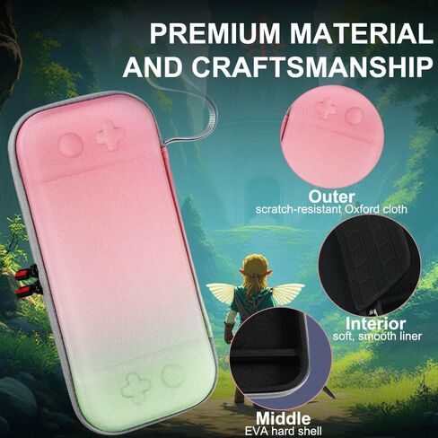 Timetop Carry Casing for Nintendo Switch 2 مع واقي شاشة واحد ، متوافق مع Switch New Switch 2 2025 Console Console Carry Carry Care of Travel and Storage ، وعقد وحدة تحكم و 12 خراطيش لعبة in Kuwait