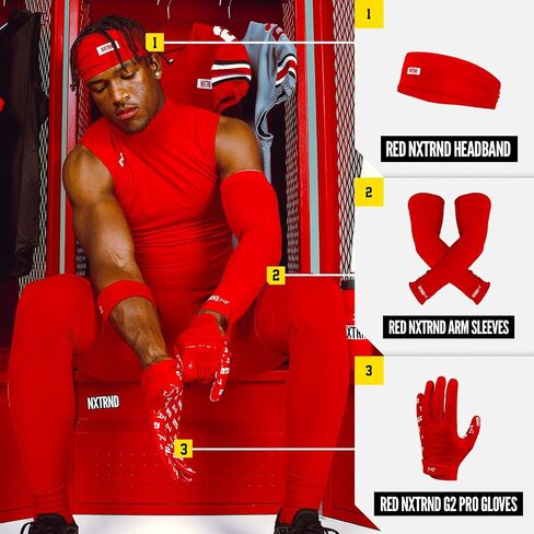 Nxtrnd G2 Pro Football Gloves, Men's Ultra Sticky Elite Receiver Gloves in Saudi Arabia