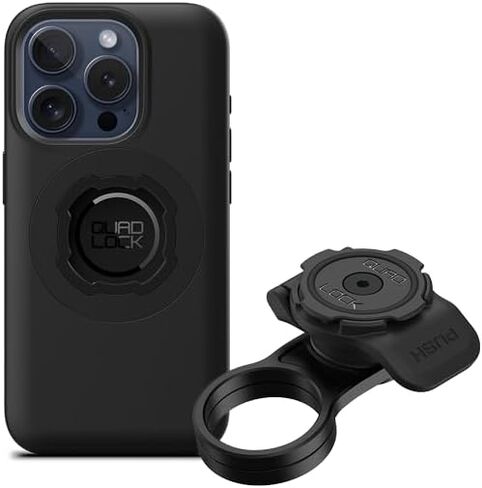 Quad Lock Stem Cap Bike Mount Kit with MAG Phone Case for iPhone 15 Pro in Saudi Arabia
