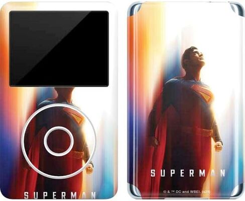 Skinit Decal MP3 Player Skin Compatible with iPod Classic (6th Gen) 80GB - Officially Licensed Superman 2025 Superman & Krypto Watch The Earth Design in Kuwait