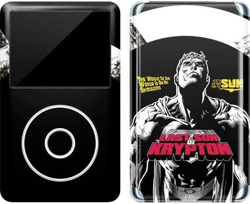 Skinit Decal MP3 Player Skin Compatible with iPod Classic (6th Gen) 80GB - Officially Licensed Superman 2025 Superman & Krypto Watch The Earth Design in Kuwait