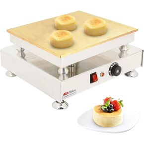 ALDKitchen Souffle Machine | Japanese Souffle Pancake Maker | Dorayaki Machine with Copper Surface | 110V (Small (manual))