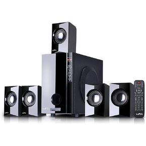 beFree Sound 5.1 Channel Bluetooth Surround Sound Speaker System in Black