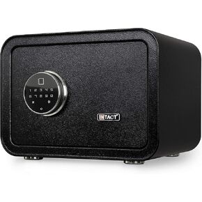 Intact Compact Quick Access Biometric Fingerprint Gun Safe With Nex-Gen Full Keypad Module Wide