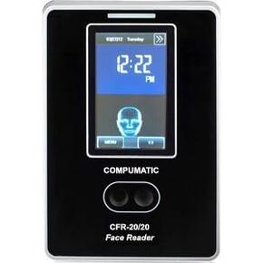 Compumatic CFR-20/20 v2 TOUCHLESS Biometric Face Recognition Time Clock System, WiFi, CompuTime101 Software Included, 0 NO Monthly Fees!!