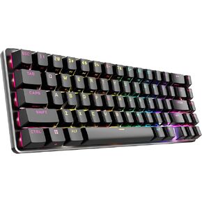 2.4GHz Wireless/Bluetooth/Mechanical Gaming Keyboard, Hot Swappable Keyboard with RGB Backlit, Full Keys Programmable, 4200mAh Battery, Cherry MX Brown Switches