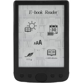 BK6025 ePaper Reader, Portable eBook Reader with 6 inch Ink Screen, Font Sizes Adjustment, Audiobooks, Eye Friendly EReader Devices with Protective Case, Support Up to 32G (4G)