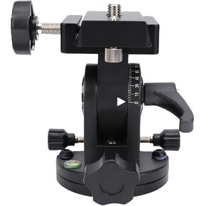 Yunseity Latitude Adjustment Seat for Telescope, 90 Degree Adjustable Base with 3/8 Inch Screw, with Standard Interface, for Various Filming Needs