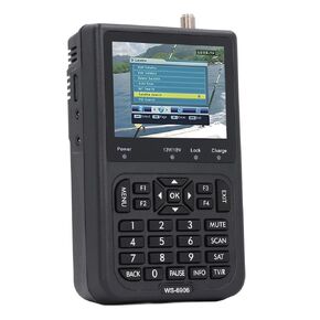 Satellite Signal Detector, 7.4V 3000MAH 100-240 EMPANDER Satellite Battery of 3.5 Inches TFT LCD 950-2150MHZ 25-65DBM Screen for Antenna Applications (US Plug)