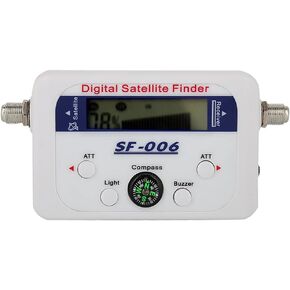 Professional LCD Digital Satellite Finder with Builtin Signal Indicator for Easy Satellite Signal Detection - Lightweight Design