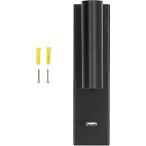Garosa 350 درجة قابلة للتدوير جدار شمّب على الحائط ، مع منفذ إخراج USB ، تصميم سبيكة الألومنيوم مصباح LED أزياء الحد الأدنى للتركيب في الهواء الطلق
