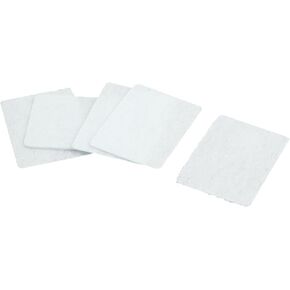 uxcell 5pcs RC Plane Praff Parts White Paper AC مفصلات 20 × 15 × 0.3 مم