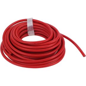 سلك الطاقة الأرضي السلكي 8M Red TC 1 PCS 10AWG معزول تمامًا وذات جاكيت السترة اللمسات الناعمة ، والسيارات ، ومكبرات الصوت العالمية