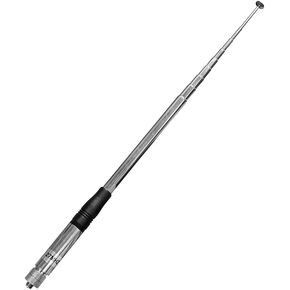 Radtel RTA-27B Telescopic 27MHz CB Antenna SMA-Female Connector for Radtel RT-860 RT-880 RT-880G UV-98 Plus HH50WXST HH50 MRHH350FLT C75WXST 75-822 75-785 MHS75 BC75XLT PRO401HH Handheld Radio