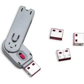 Locking RJ45 Port Dust Blocker with Removal Keys Tool