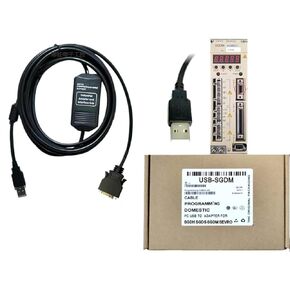 USB-SGDM for SGDH SGDS SGDM SGM7J Servo Driver Debugging Download Data Line Black 3 metres(RS232 Port)