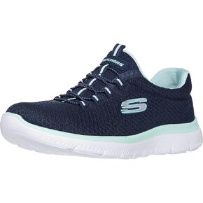 حذاء رياضي للسيدات من Skechers Summits، Navy Aqua، 7.5 US in Saudi Arabia