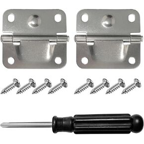 Cooler Plastic Hinges Kit Replacement for Coleman Coolers, Quality Stainless Steel Construction, Will Never Broken and Come Loose, 2 Pack